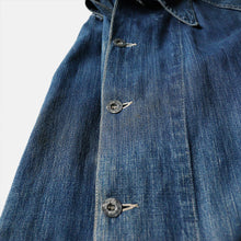 画像をギャラリービューアに読み込む, 1940's "U.S.ARMY" DENIM CHORE JACKET (SZ MEDIUM / AS IS CONDITION)