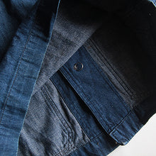 Load image into Gallery viewer, 1940's "U.S.NAVY" SHAWL DENIM JACKET (SZ 38 MEDIUM) MINT CONDITION