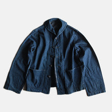Load image into Gallery viewer, 1940's "U.S.NAVY" SHAWL DENIM JACKET (SZ 38 MEDIUM) MINT CONDITION