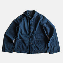 Load image into Gallery viewer, 1940's "U.S.NAVY" SHAWL DENIM JACKET (SZ 38 MEDIUM) MINT CONDITION