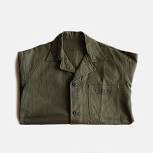 Load image into Gallery viewer, 1940's "U.S.N" H.B.T UTILITY JACKET (NON WASH / SZ 36)