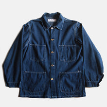 Load image into Gallery viewer, 1980's "UNIVERSAL OVERALL" DENIM CHORE JKT (42 LARGE)