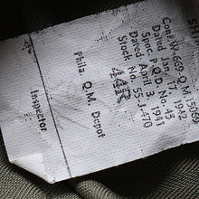 画像をギャラリービューアに読み込む, 1940's "U.S.ARMY" M-41 H.B.T JACKET WITH CUTTER TUG (SZ 44 REG / DEADSTOCK)