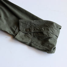 画像をギャラリービューアに読み込む, 1940's "U.S.N" UTILITY POPLIN SHIRT (SZ MEDIUM / MINT CONDITION)