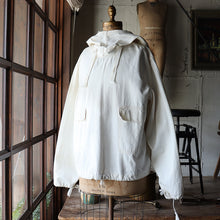 画像をギャラリービューアに読み込む, 1940's~ "U.S.N" SALVAGE COTTON SMOCK (SZ 2 LARGE / GOOD CONDITION)