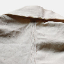 Load image into Gallery viewer, 〜1940's TWO POCKET CHORE JACKET (SZ LARGE / IVORY / DEADSTOCK)