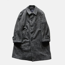 画像をギャラリービューアに読み込む, MADE IN ENGLAND VINTAGE "BURBERRYS" IRISH TWEED WOOL COAT