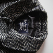画像をギャラリービューアに読み込む, MADE IN ENGLAND VINTAGE "BURBERRYS" IRISH TWEED WOOL COAT