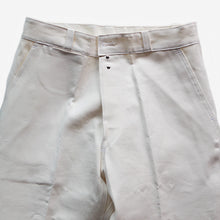 Load image into Gallery viewer, N.O.S 1950's~ FRENCH WORK COTTON TWILL TROUSER (W33 L32)