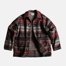 Load image into Gallery viewer, 1980's~ VINTAGE BLANKET WOOL JACKET (GOOD CONDITION) SZ LARGE