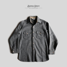 画像をギャラリービューアに読み込む, 1980's~ "WOOLRICH" WOOL SHIRT (SZ MEDIUM / GRAY / GOOD CONDITION)