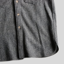 画像をギャラリービューアに読み込む, 1980's~ "WOOLRICH" WOOL SHIRT (SZ MEDIUM / GRAY / GOOD CONDITION)