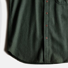 Load image into Gallery viewer, OLD "WOOLRICH" WOOL L/S SHIRT WITH LEATHER PATCH (SZ MEDIUM / GOOD CONDITION)