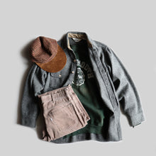 画像をギャラリービューアに読み込む, 1980's~ "WOOLRICH" WOOL SHIRT (SZ MEDIUM / GRAY / GOOD CONDITION)