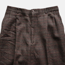 Load image into Gallery viewer, VINTAGE "RALPH LAUREN" PLAID WOOL SLACKS (W33×L31 / MADE IN USA)