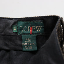 Load image into Gallery viewer, ~1990's "J CREW" HOUND'S TOOTH WOOL SLACKS (SZ W32×L31 / GOOD CONDITION)