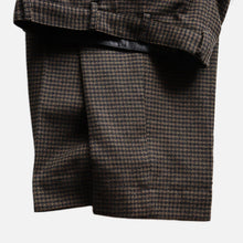 Load image into Gallery viewer, ~1990's "J CREW" HOUND'S TOOTH WOOL SLACKS (SZ W32×L31 / GOOD CONDITION)