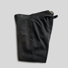 Load image into Gallery viewer, 1930's FRENCH WORK BACKLE BACK WOOL TROUSER (SZ W34 / MINT CONDITION)