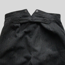 Load image into Gallery viewer, 1930's FRENCH WORK BACKLE BACK WOOL TROUSER (SZ W34 / MINT CONDITION)