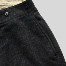 Load image into Gallery viewer, 1930's FRENCH WORK BACKLE BACK WOOL TROUSER (SZ W34 / MINT CONDITION)
