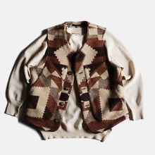 Load image into Gallery viewer, VINTAGE "ALLEN FARM SHEEP & WOOL COMPANY" WOOL VEST SZ MEDIUM