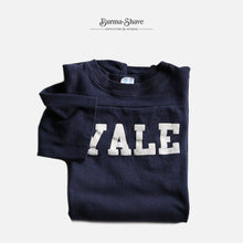 Load image into Gallery viewer, 1980's "CHAMPION" FOOTBALL L/S T-SHIRT (SZ LARGE / YALE / MINT CONDITION)