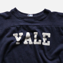 Load image into Gallery viewer, 1980's "CHAMPION" FOOTBALL L/S T-SHIRT (SZ LARGE / YALE / MINT CONDITION)