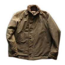 画像をギャラリービューアに読み込む, 〜1950's "U.S.N" N-1 DECK JACKET GOOD STENCIL (38)