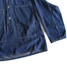 画像をギャラリービューアに読み込む, 1930's "U.S.ARMY" DENIM PULLOVER JUMPER (S)