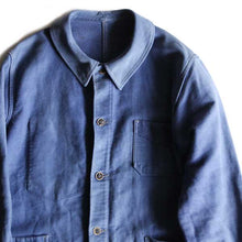 画像をギャラリービューアに読み込む, 〜1940's FRENCH MOLESKIN WORK JACKET (M)