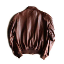 画像をギャラリービューアに読み込む, OLD "RALPH LAUREN" A-2 STYLE LEATHER BLOUSON (M)