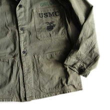 画像をギャラリービューアに読み込む, 1940's "U.S.M.C" H.B.T CHORE JACKET (38)