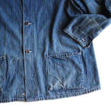 画像をギャラリービューアに読み込む, WWU DENIM WORK CHORE COAT (LARGE)
