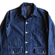 画像をギャラリービューアに読み込む, 1940's "U.S.ARMY" DENIM CHORE JACKET MINT CONDITION (36)