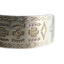 Load image into Gallery viewer, VINTAGE "NAVAJO" SILVER BANGLE