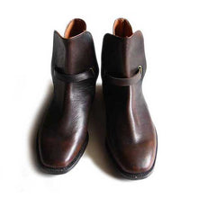 Load image into Gallery viewer, 1950's JODHPUR LEATHER SHORT BOOTS MINT COND (SIZE 8)