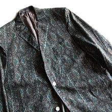 画像をギャラリービューアに読み込む, 1960's "THE MEN'S SHOP" HANDPRINTED 3B COTTON JACKET (MEDIUM)