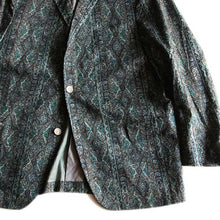 画像をギャラリービューアに読み込む, 1960's "THE MEN'S SHOP" HANDPRINTED 3B COTTON JACKET (MEDIUM)
