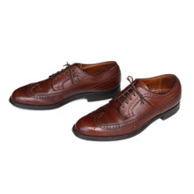 Load image into Gallery viewer, 1980's "ALDEN" WINGTIP LEATHER SHOES (8 2/1)