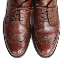 Load image into Gallery viewer, 1980's "ALDEN" WINGTIP LEATHER SHOES (8 2/1)