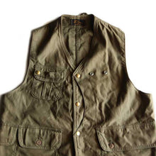 画像をギャラリービューアに読み込む, 〜1950's "L.L.BEAN" HALF MOON FISHING VEST (MEDIUM)