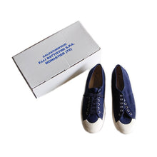 Load image into Gallery viewer, NOS 1990's ITALIAN NAVY CANVAS SHOES (27cm)