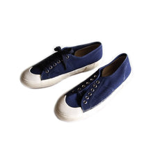 Load image into Gallery viewer, NOS 1990's ITALIAN NAVY CANVAS SHOES (27cm)