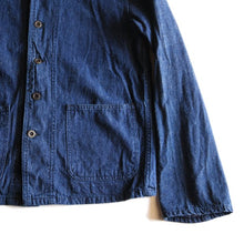画像をギャラリービューアに読み込む, 〜WWU "U.S.NAVY" DENIM SHAWL COLLAR JACKET MINT CONDITION (38)