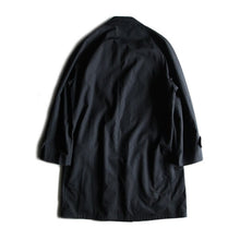 Load image into Gallery viewer, 1960's "ANTHONY ROBERTS" SOUTIEN COLLAR COAT BLACK (SMALL)