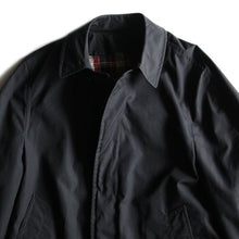 Load image into Gallery viewer, 1960's "ANTHONY ROBERTS" SOUTIEN COLLAR COAT BLACK (SMALL)