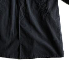 Load image into Gallery viewer, 1960's "ANTHONY ROBERTS" SOUTIEN COLLAR COAT BLACK (SMALL)