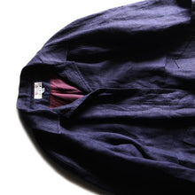 画像をギャラリービューアに読み込む, OLD "TALBOTS" HEAVY LINEN COAT (MEDIUM)