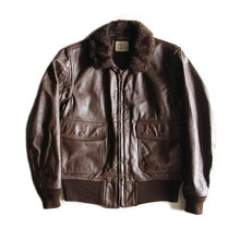 画像をギャラリービューアに読み込む, 1980's "U.S.N" J-7823E TYPE G-1 LEATHER JACKET (38)