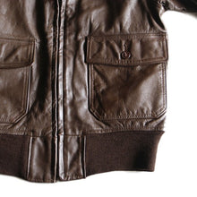 画像をギャラリービューアに読み込む, 1980's "U.S.N" J-7823E TYPE G-1 LEATHER JACKET (38)